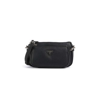 Guess Cross Body Bags, female, Black, Size: ONE SIZE Noelle II Dbl Pouch Crossbody