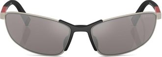 Prada Linea Rossa sunglasses - men - Metal - One Size - Brown