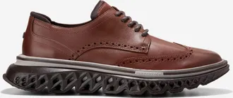 Cole Haan Mens 5.ZER&Oslash;GRAND Wingtip Oxford Shoes - Brown Size 10.5