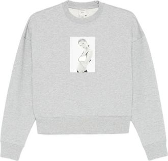 Calvin Klein Dames, Sweatshirts & Hoodies, Grijs, Maat: XS Katoen