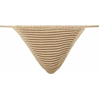 WeWoreWhat Tie Crochet Bottom in Teakwoood at Nordstrom, Size Xx-Large