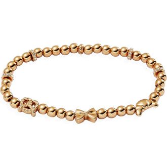 Alex and Ani Carbs Are My Love Language Beaded Stretch Bracelet at Nordstrom
