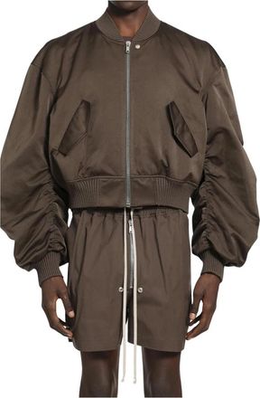 Rick Owens Secchia Flight Bomber - Heren - Bomber jackets - Bruin - XL - Nylon - Jassen