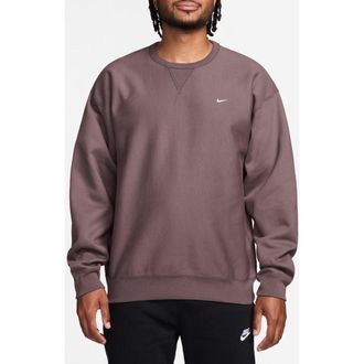 Nike Fleece Crewneck Sweatshirt in Tattoo/White at Nordstrom Rack, Size Xx-Large