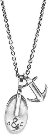Anchor & Crew London Pulley Silver Necklace Pendant