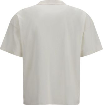 Represent Mens Westside T-Shirt Flat White Cotton T-Shirts And Polos