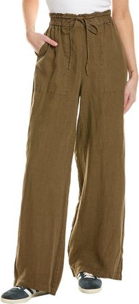 Michael Stars Jules High-Rise Wide Leg Linen Pant