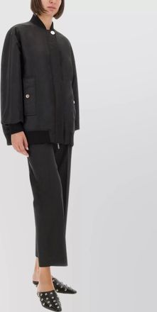 Sportmax relaxed fit bomber jacket agape