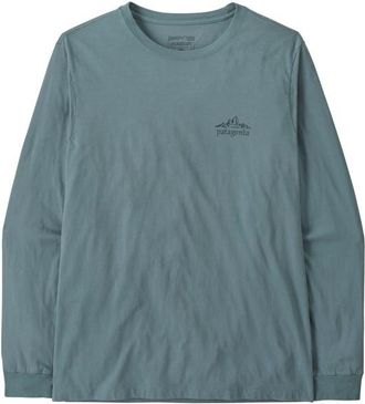 Patagonia L/S Cloud Crag T-Shirt Longsleeve f&uuml;r Herren | t&uuml;rkis