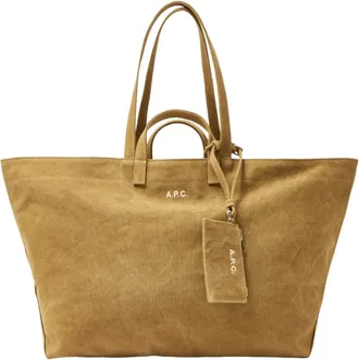 A.P.C. A.p.c., unisex, Tassen, Beige, Maat: ONE Size Katoen