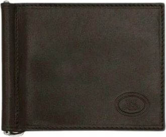 The Bridge Dollar Bi-Fold W/Clip - Heren - Portefeuilles - Zwart - ONE Size - Leer - Accessoires