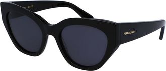 Ferragamo SF 1107S 001 Womens Sunglasses Black Size 55