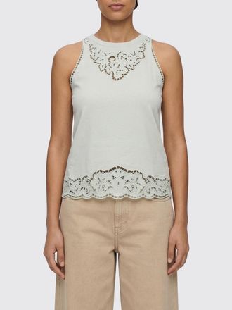 Twinset Top in cotone con ricami Twinset