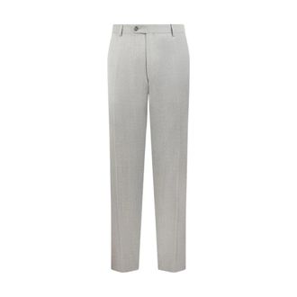 Brooks Brothers Virgin Wool Trousers - male - Brooks Brothers - Suit Trousers - Gray - W42 - Trousers