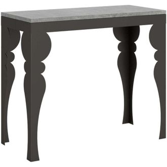 Itamoby Tavolo consolle Pisa allungabile in legno per sala da pranzo -Allungabile fino a 196 cm / Quercia