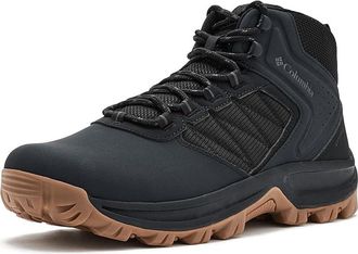 Columbia Transversetm Hike Waterproof Mens Hiking Boots Black/Black : 8.5 D - Medium, Leather