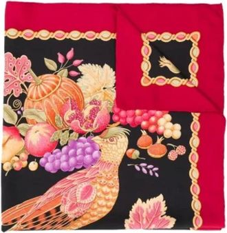 Ferragamo Pre-owned Scarves, female, Multicolor, Size: ONE SIZE Pre-owned Silk scarves