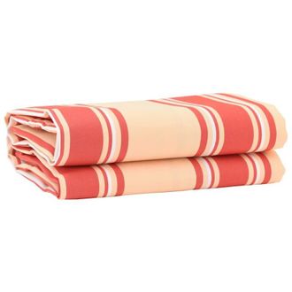 vidaXL Vidaxl - Tela De Recambio Para Toldo Amarillo, Naranja 10 X 1.6 M Hierro