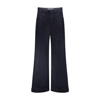 Geisha Wide Jeans - Dames - Jeans - Blauw - Maat: L Katoen