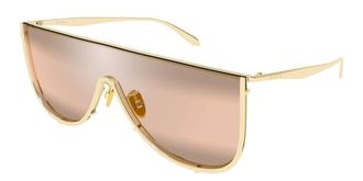 Alaia AA0094S 004 Womens Sunglasses Gold Size 99