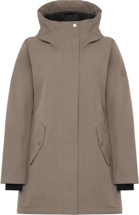 Didriksons 1913 Alana Parka - Dames - Mantels - Bruin - Maat: 2XL Leer