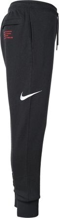 Nike Mens Swoosh Embroidered Double- Hook Casual Sports Pants Black DB4956-010