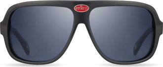 Bugatti Mens 60 mm Grey Sunglasses