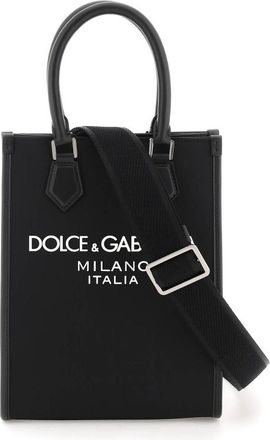 Dolce & Gabbana Dolce & Gabbana Small Nylon Tote Bag With Logo