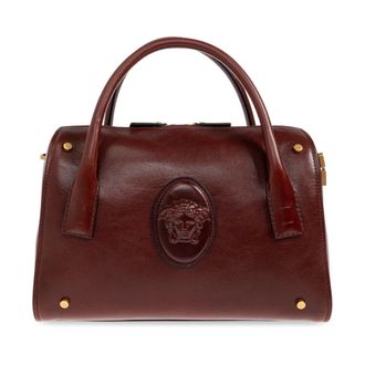 Versace Dames, Tassen, Bruin, Maat: ONE Size Leer