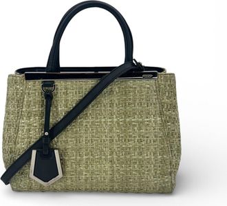 Fendi Fendi Wicker Tote Bag 2Jours