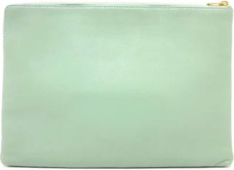 Celine Pre-owned Vintage Clutch Pouch - - Pre-owned - Donna - Verde - ONE SIZE