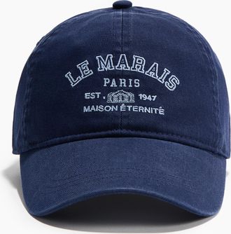 H&M Twillcap mit Motivstickerei - Blue