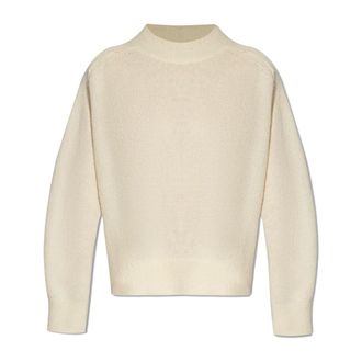 A.P.C. Round-neck Knitwear, female, Beige, Size: XS Naomie Sweater