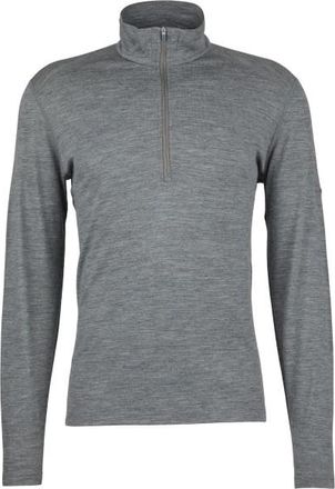 Icebreaker 200 Oasis L/S Half Zip Merinounterw&auml;sche f&uuml;r Herren | grau
