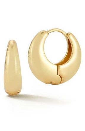 Glaze Jewelry Domed Huggie Hoop Earrings in Gold at Nordstrom Rack
