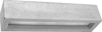 Jotex Sollux Lighting Vega Lampada da parete Up & Down Grigio Cemento, 50cm