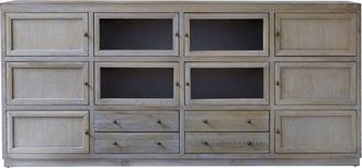 Tikamoon Aparador de roble de 220 cm