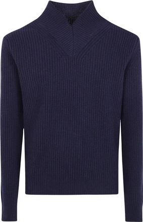 Cruna Vail V-neck Manga Larga - Knitwear - Hombre - Azul - 2XL