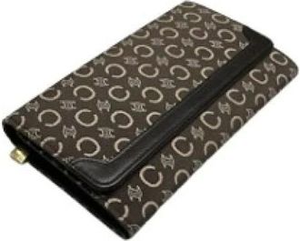 Celine Pre-owned Wallets, female, Brown, Size: ONE SIZE Pre-owned Cotton Wallet