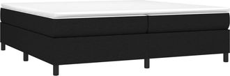 vidaXL Cama Sin Colch&oacute;n Tela Negro 200x200 Cm Vidaxl