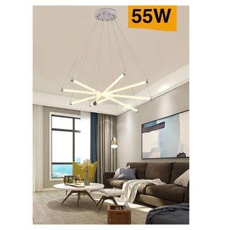 Trade Shop Trade Shop Traesio - Trade Shop - Telea Led Modern 55w To Sospension To Raggi Luce Fredda Natural Calda A05-o
