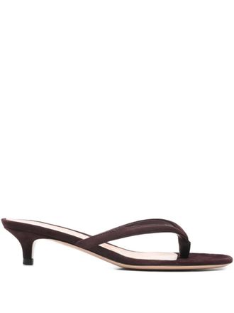 Gianvito Rossi Calypso suede sandals - Bruin