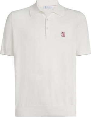 Brunello Cucinelli Lightweight knit Polo in Panama at Nordstrom, Size 50 It