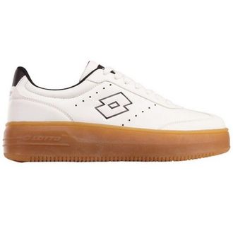 Lotto Dames/Dames Iskar Synthetisch Leren Trainers (Wit, Zwart)