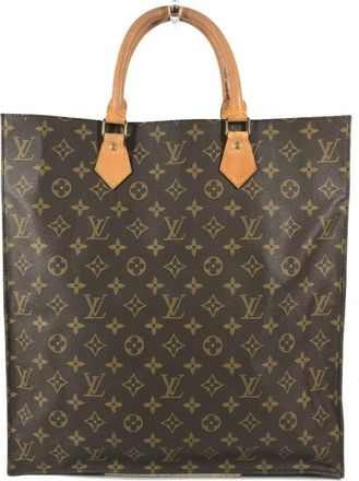 Louis Vuitton Brown Monogram Canvas Handbag Tote Bag (Pre-Owned)