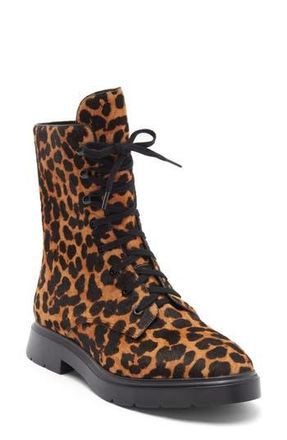 Stuart Weitzman Mckenzee Genuine Calf Hair Combat Boot in Classic at Nordstrom Rack, Size 6