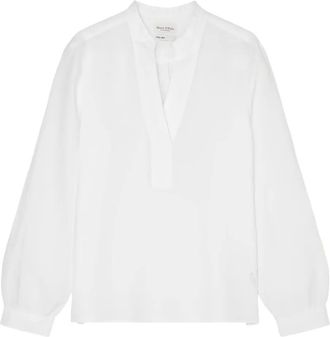 Marc O'Polo Blusa a maniche lunghe - Bianco