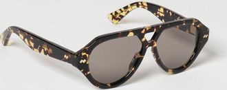 Bottega Veneta Double Bridge Aviator Sunglasses in Recycled Acetate