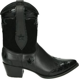 Sendra 13538 Western Boot - Dames - Cowboylaarzen - Zwart - 38 EU - Leer - Schoenen