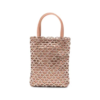 Anya Hindmarch Crystal-embellished Satin Mini Bag
